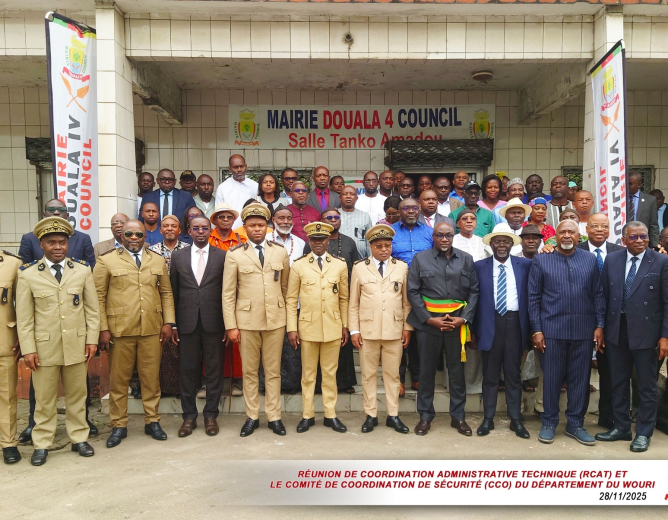 DOUALA IV ACCUEILLE LA RÉUNION DE COORDINATION ADMINISTRATIVE TECHNIQUE (RCAT) ET LE COMITÉ